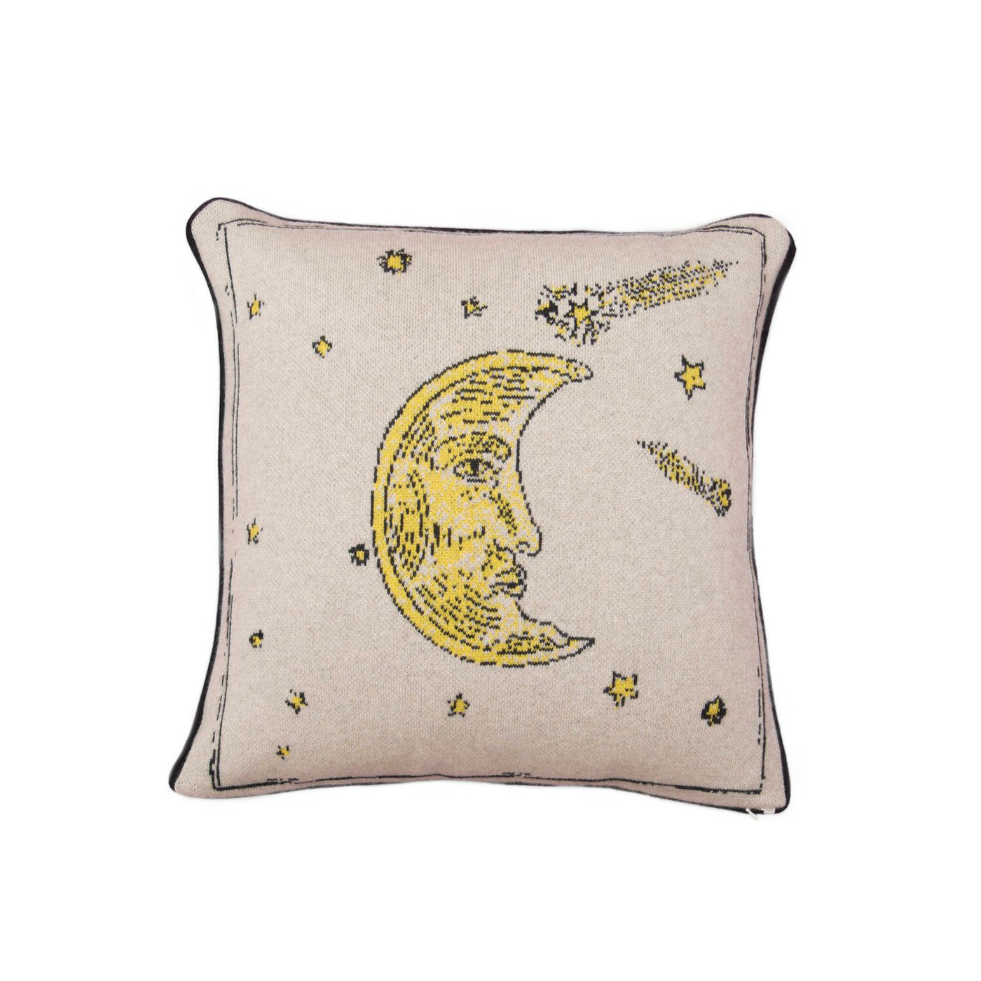 Man In The Moon Cashmere Pillow