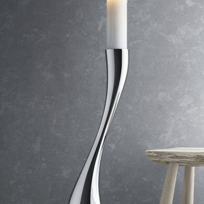 Cobra Floor Candleholder, Large , Georg Jensen, Candle Holders- Julia Moss Designs