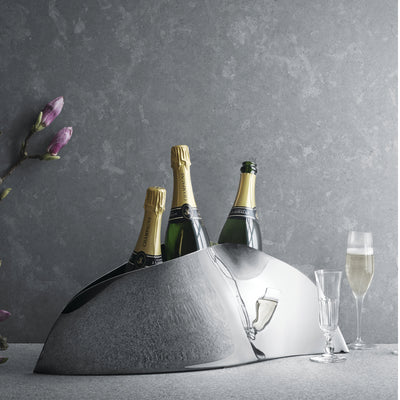 Indulgence Grande Champagne Cooler , Georg Jensen, Chillers + Ice Buckets- Julia Moss Designs