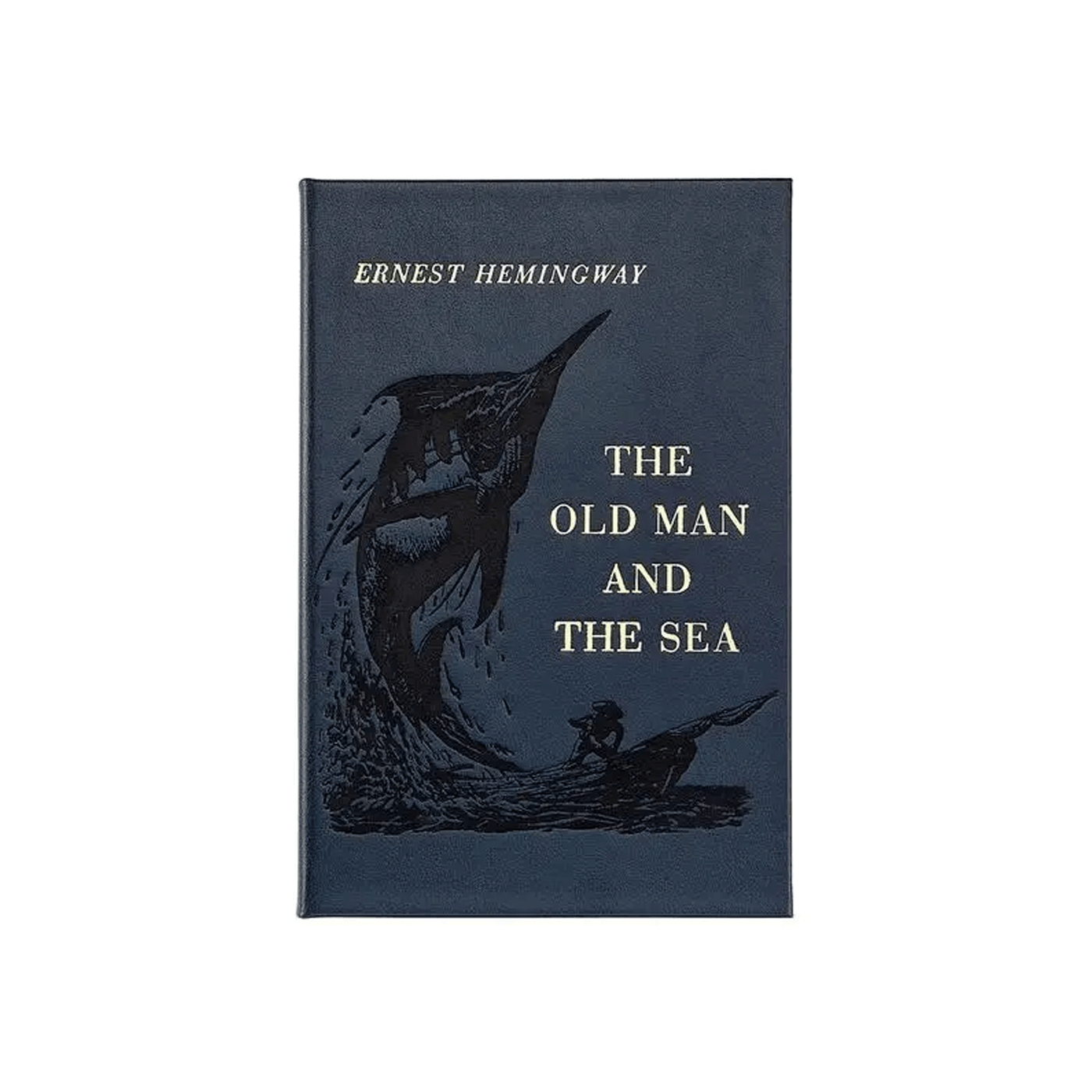 The Old Man and The Sea - Leather Bound , Graphic Image, Books- Julia Moss Designs