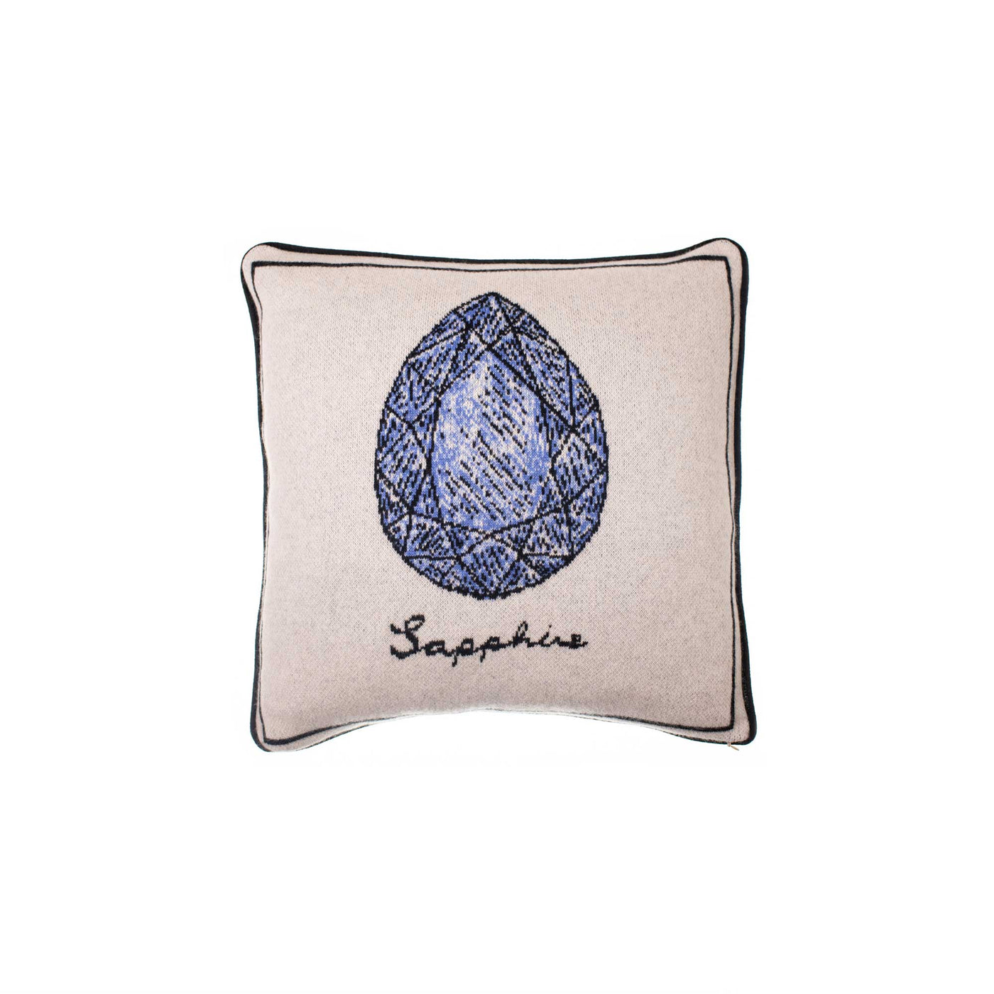 Fee Greening Sapphire Pillow , Saved NY, Pillows + Cushions- Julia Moss Designs