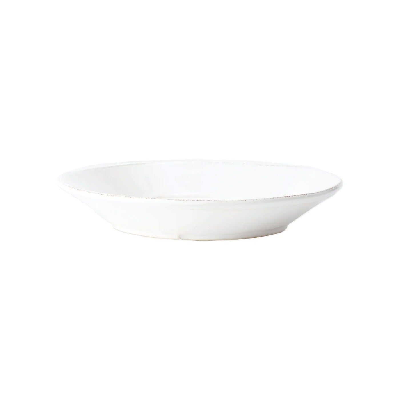 Shallow Bowl White Melamine Lastra