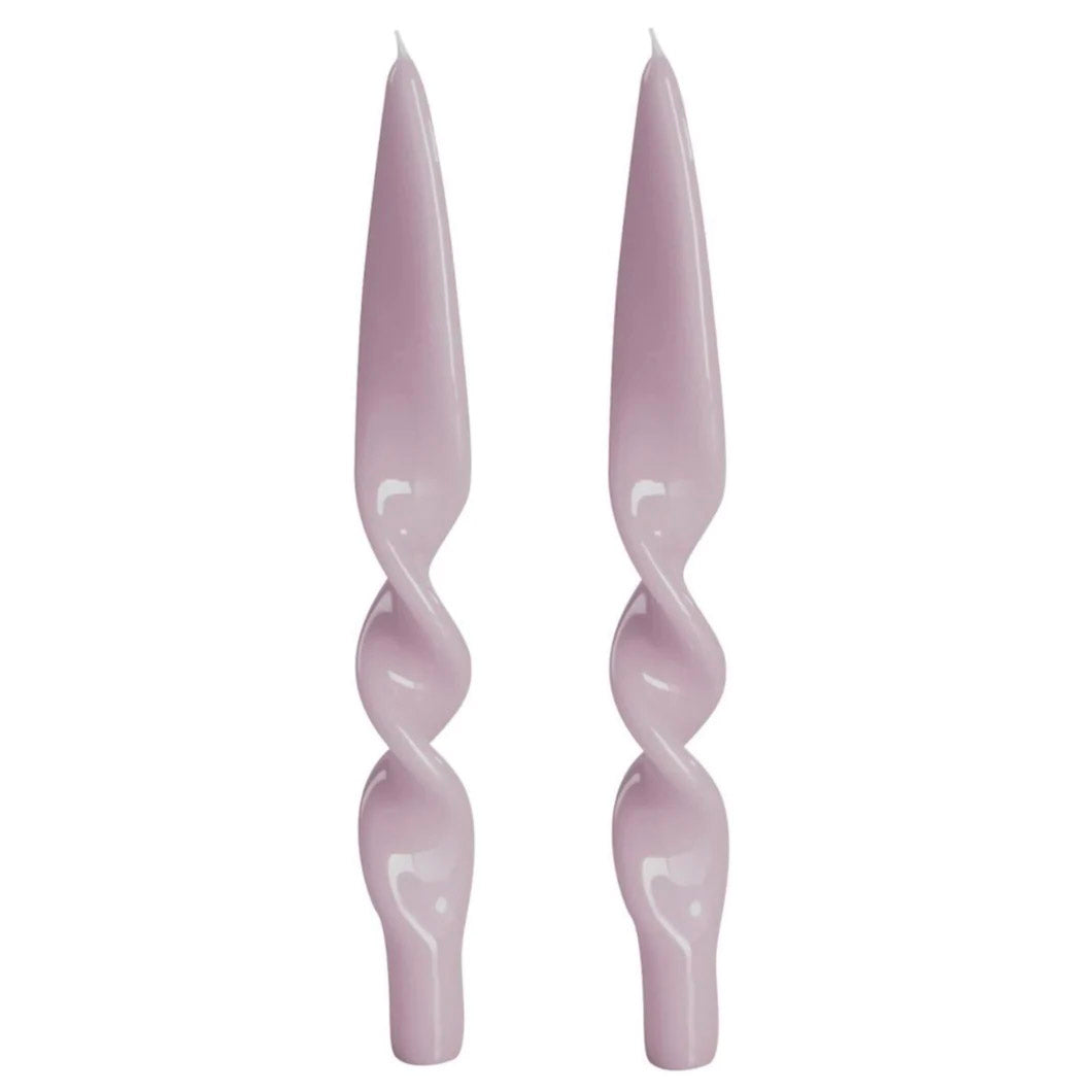 Twisted Taper Candles, Set of 2