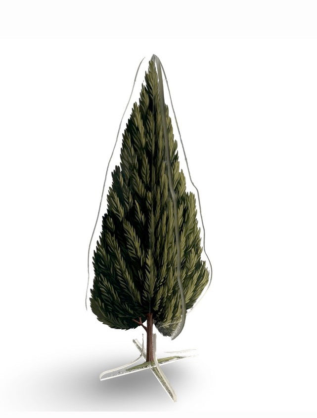 Evergreen Tree Acrylic Sculpture