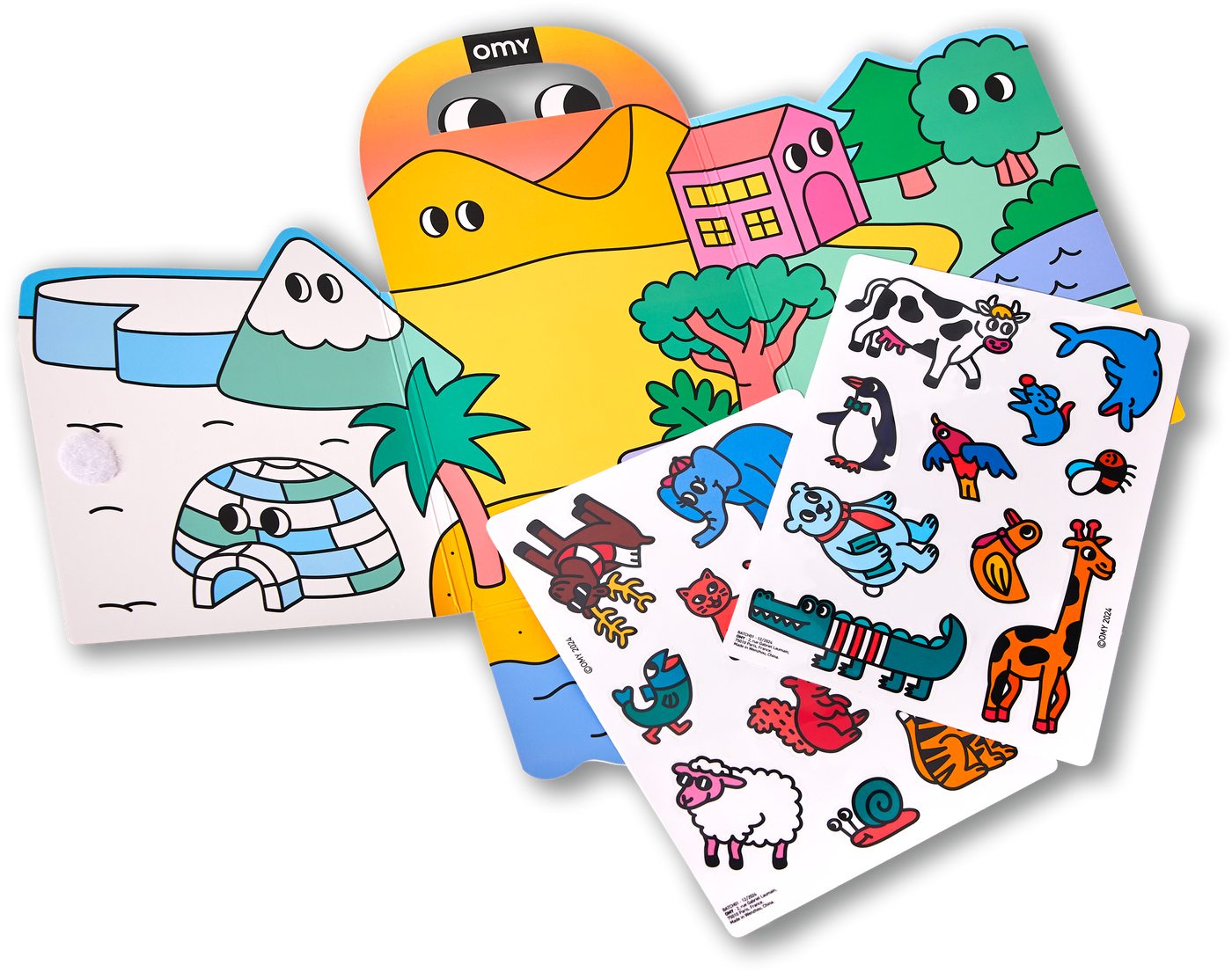 Animals Montessori Sticker Kit