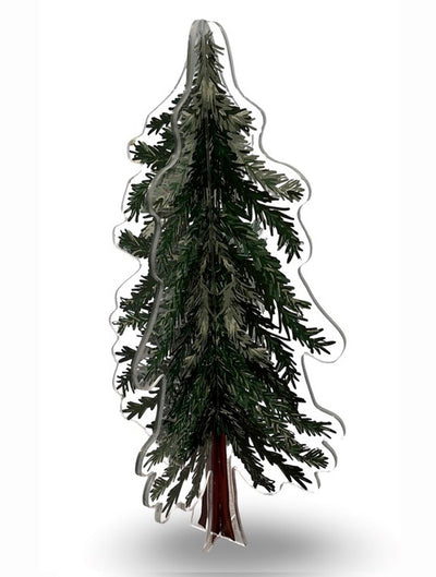Evergreen Tree Acrylic Sculpture