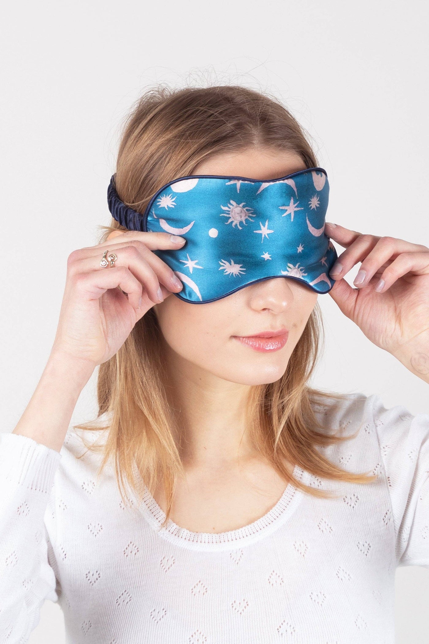 The Night Sky Silk Eye Mask
