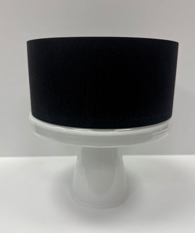 Wooden Bowl with Glass Stand