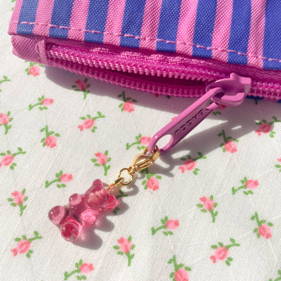 Raspberry Gummy Bear Bag Charm