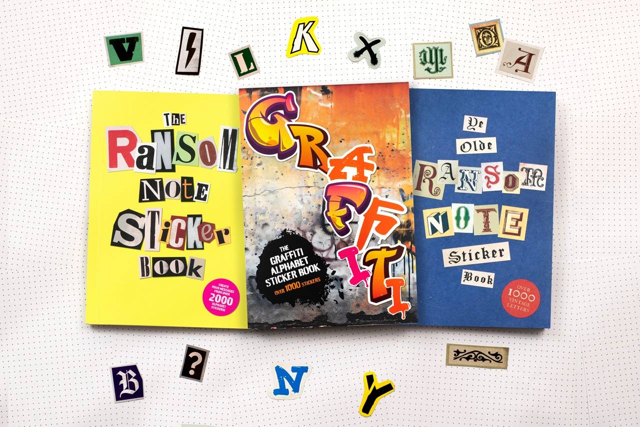 Ye Olde Ransom Note Sticker Book – Julia Moss Designs