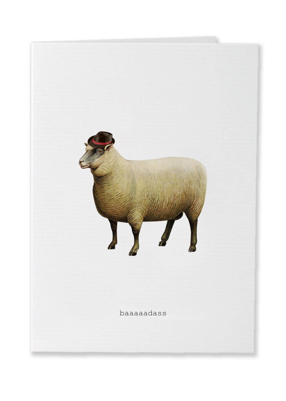 Baaadass Greeting Card
