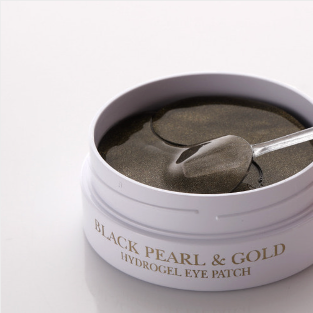 Hydrogel Eye Patch - Black Pearl  and Gold