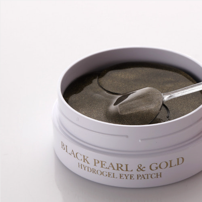Hydrogel Eye Patch - Black Pearl  and Gold