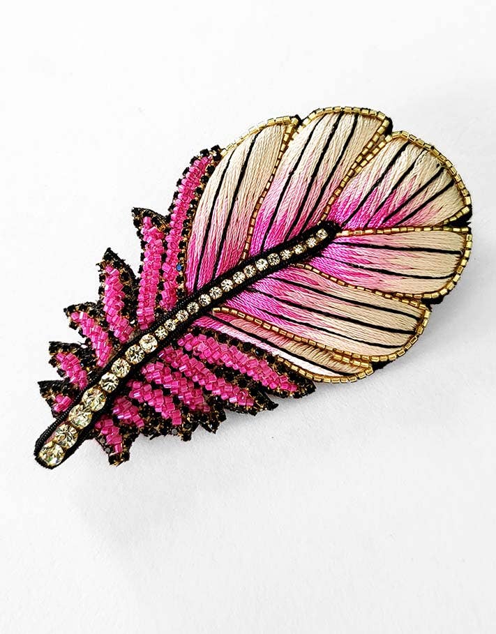 Feather Brooch