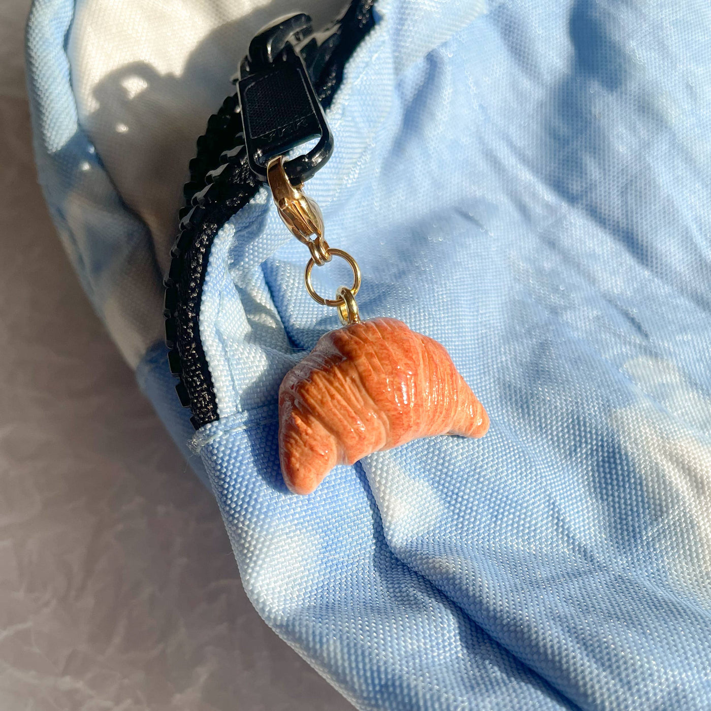 Croissant Bag Charm