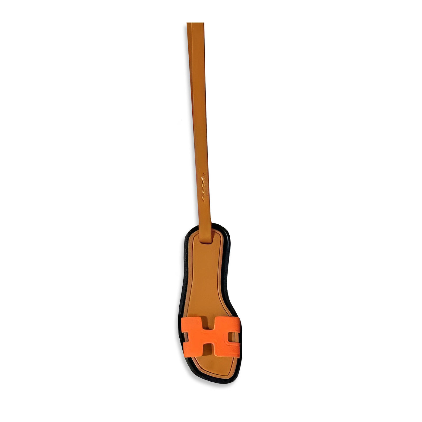 Orange Sandal Bag Charm