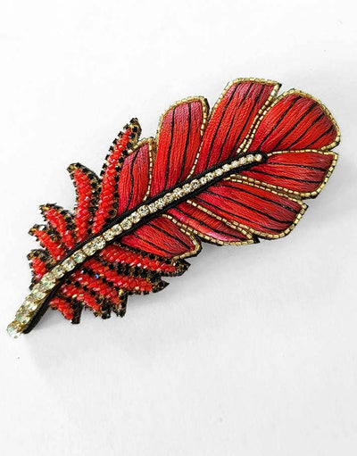 Feather Brooch