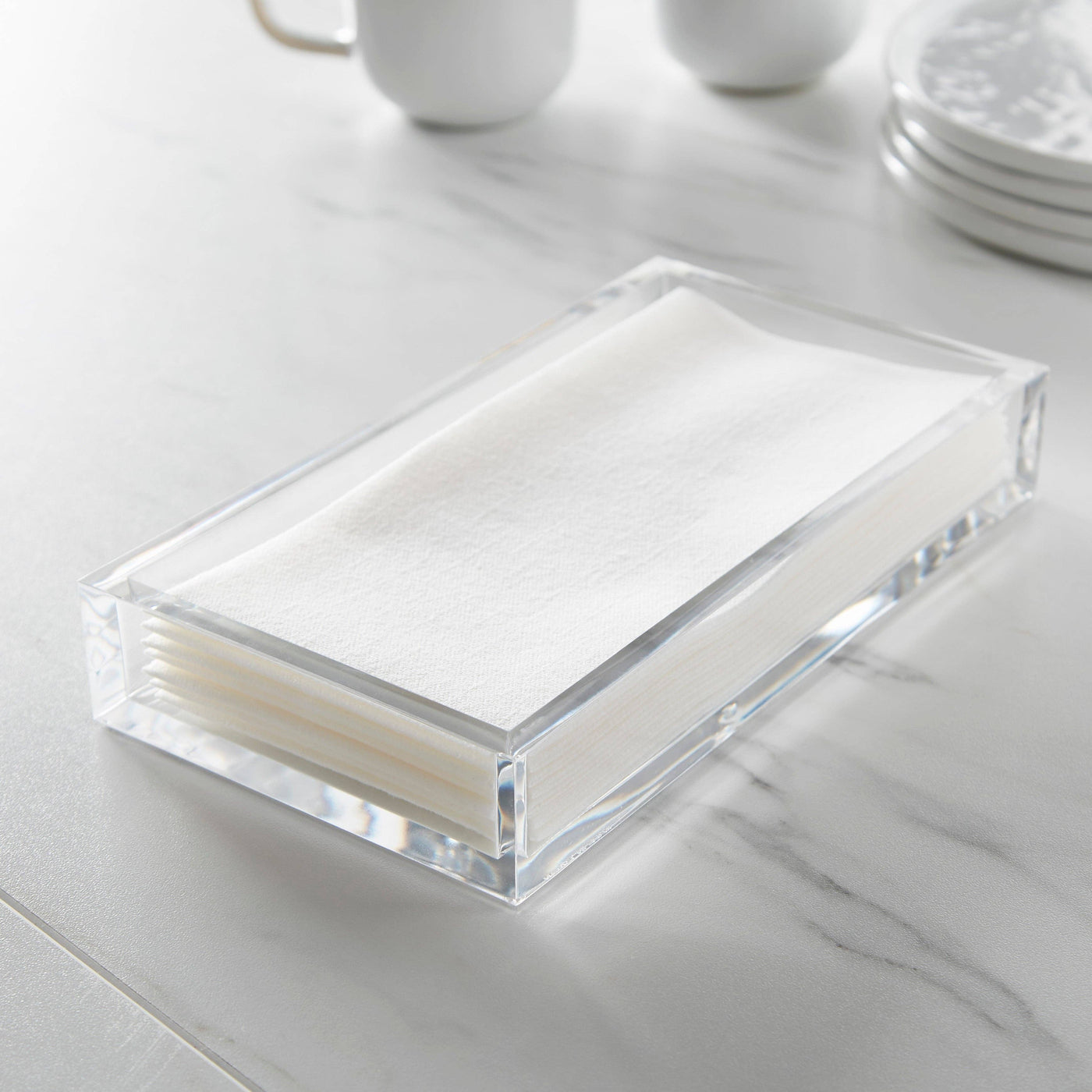 Acrylic Guest Towel Tray
