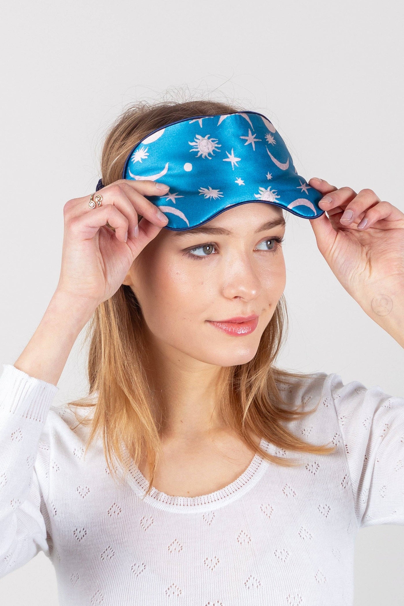 The Night Sky Silk Eye Mask