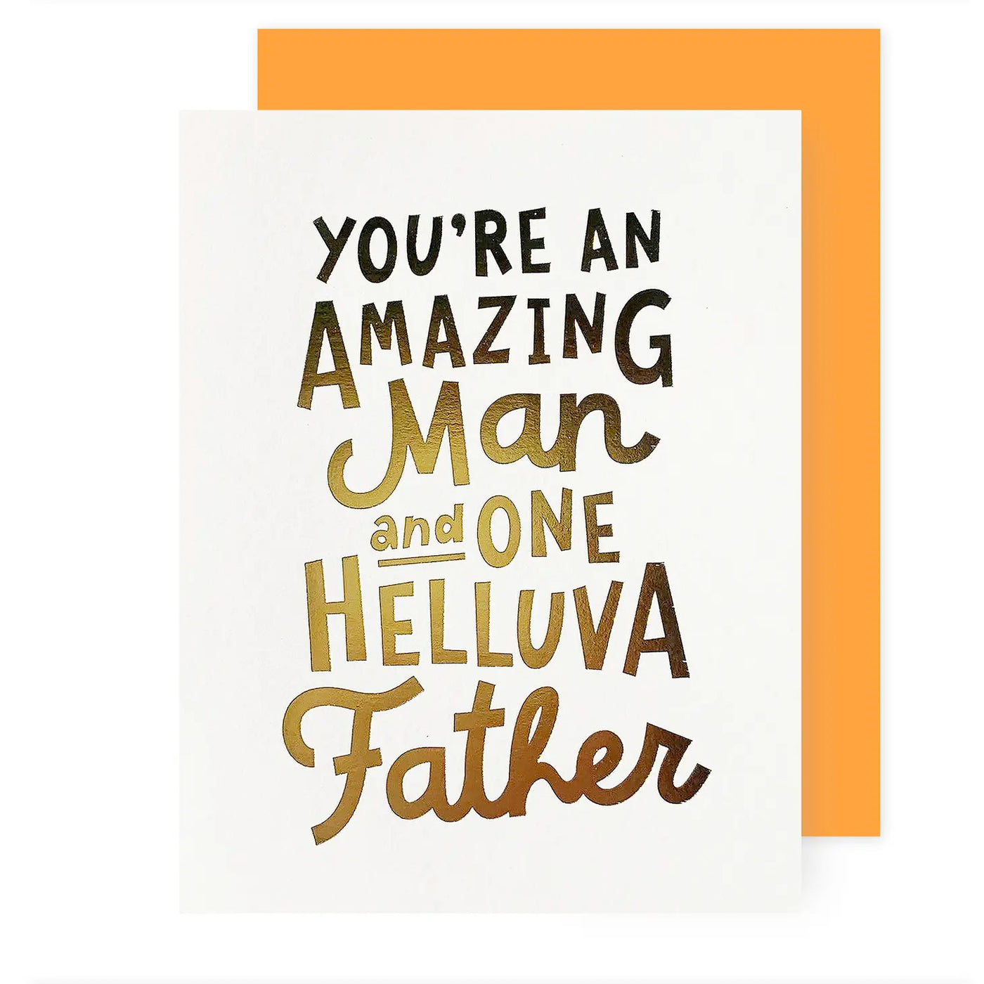 An Amazing Man Blank Father's Day Card