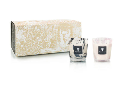 Black and White Pearls Duo Candles