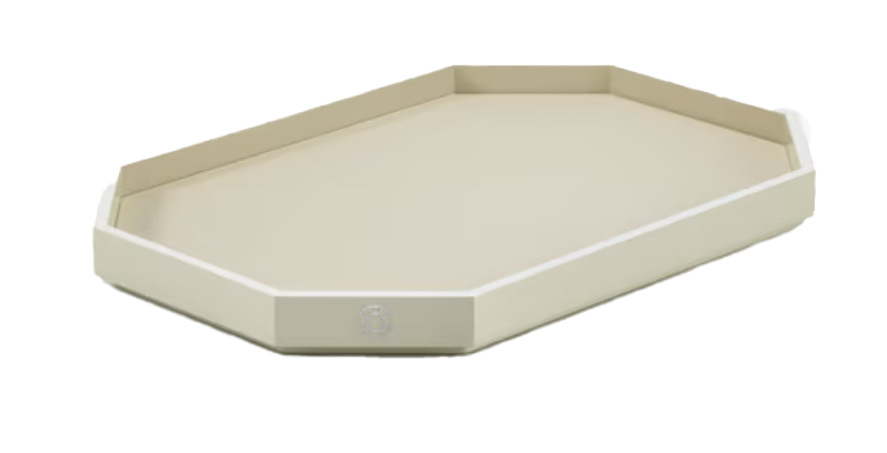 Octogone Inventory Octogone Lacquer Tray - Ivory, Medium – Julia Moss Designs