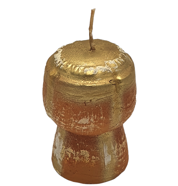 Champagne Cork Wax Candle