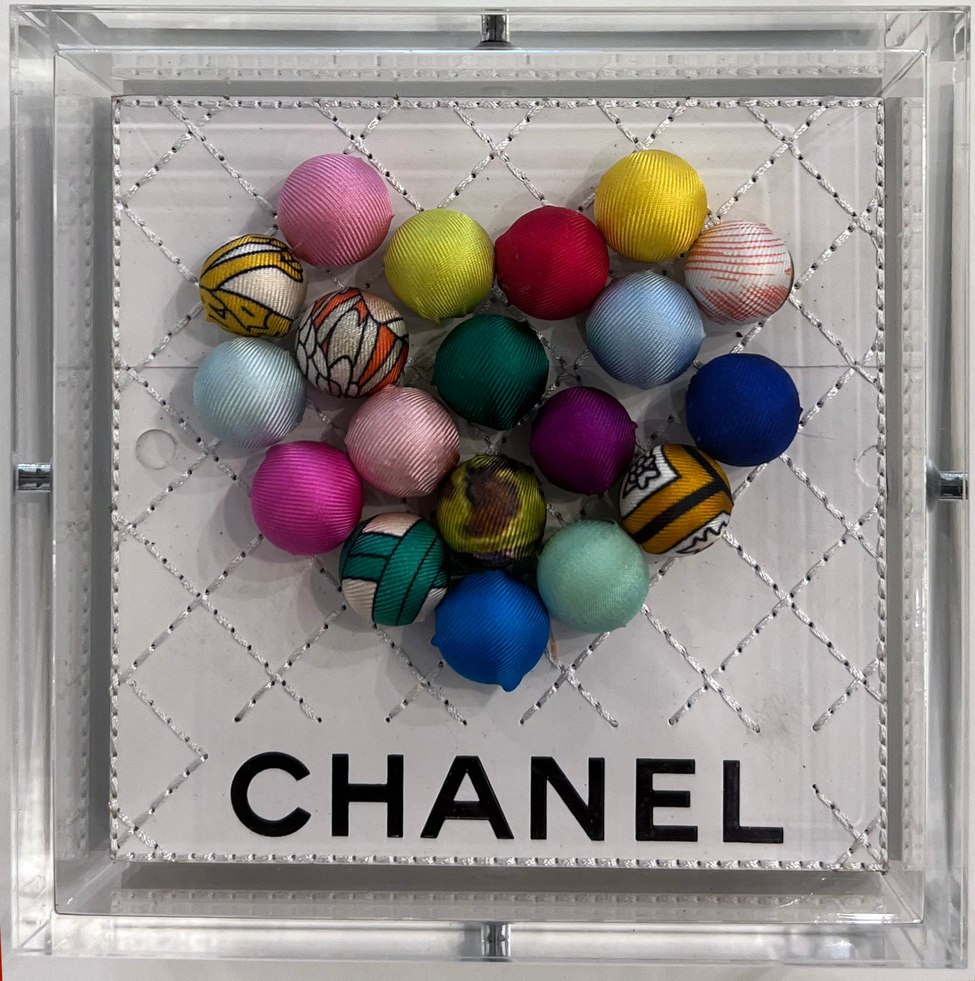 Petite Chanel Pom Pom Heart