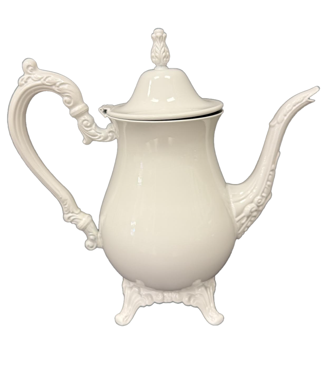 Julia Moss Designs Coffee Pot-Food Safe White