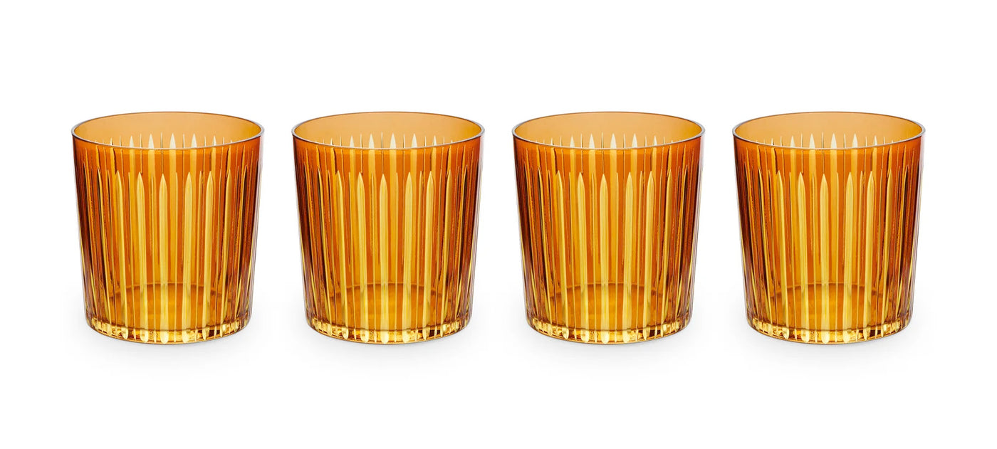 Prism Double Old Fashioned Glasses, Set of 4