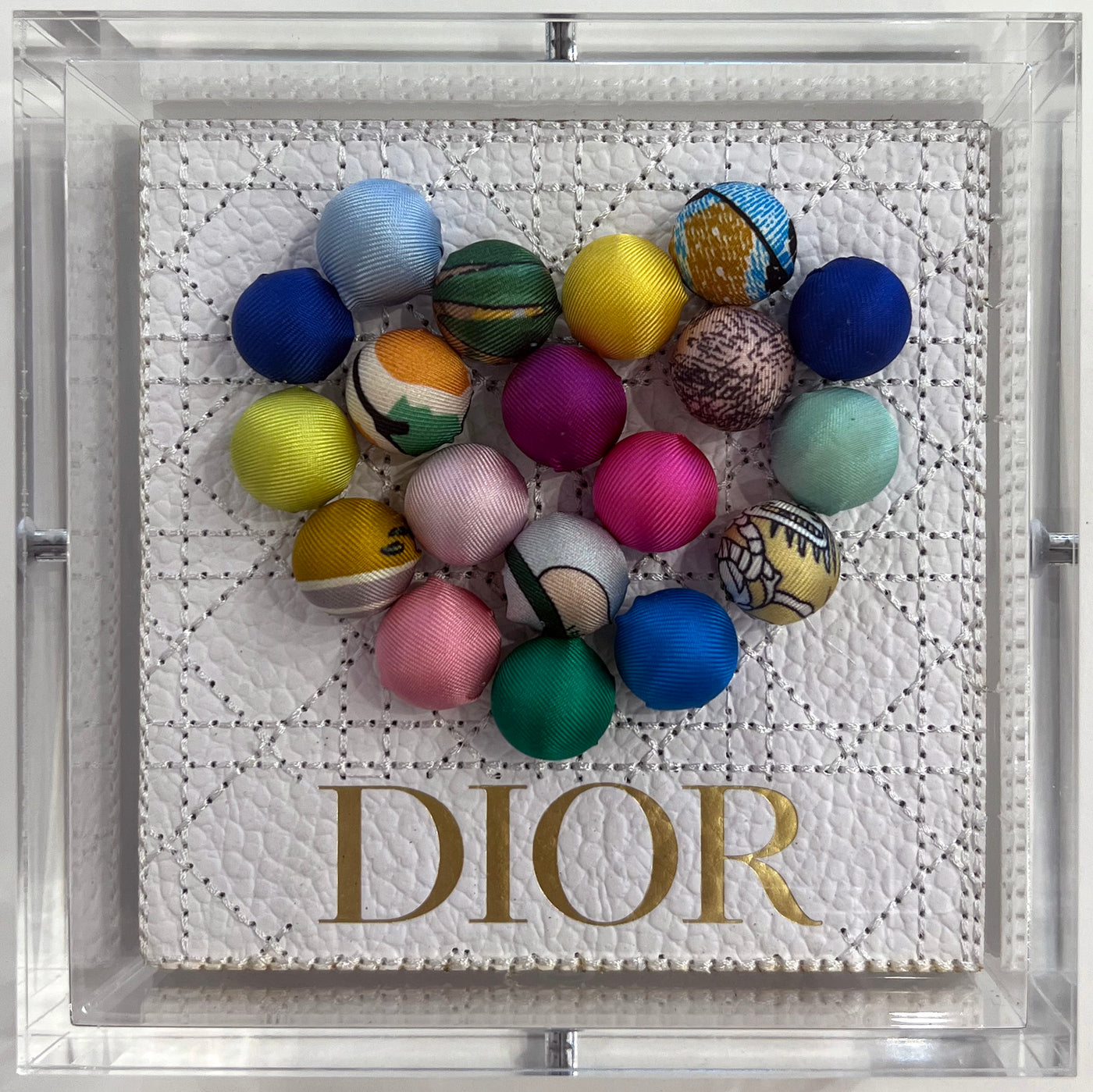 Petite Dior Pom Pom Heart