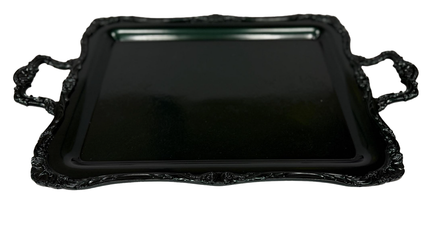 Rectangular Tray With Handles - Emerald Green