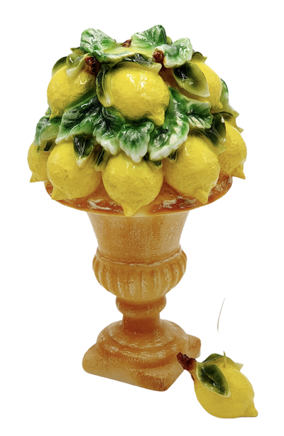 Lemon Vase Tree Wax Candle