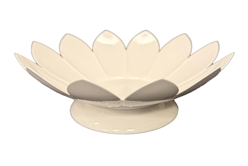 Julia Moss Designs Lotus Catchall-Food Safe White