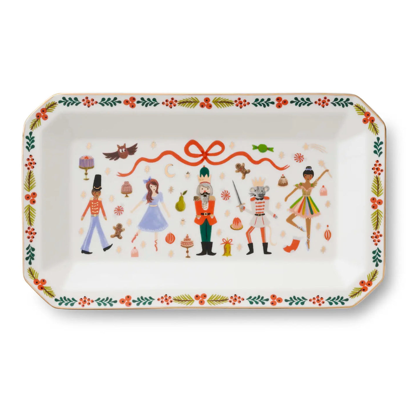 Nutcracker Porcelain Catchall Tray