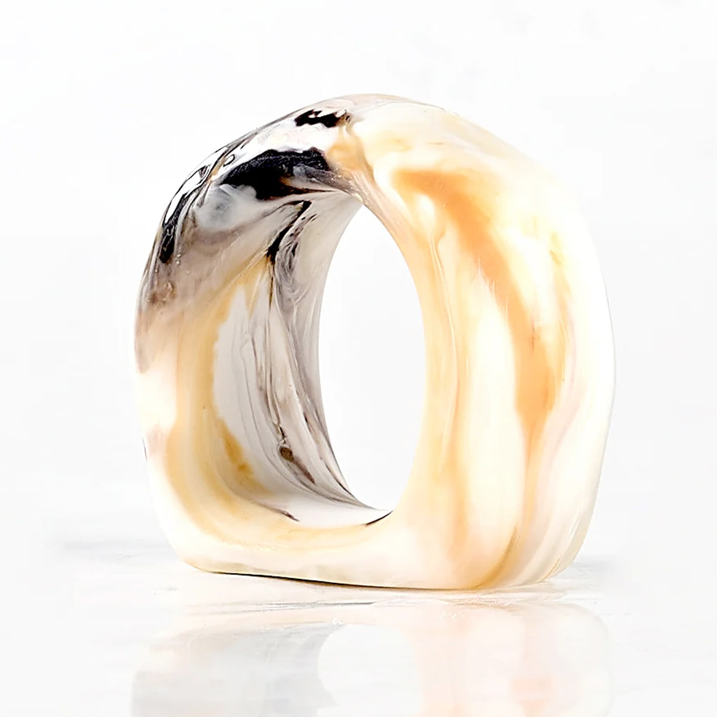 Resin Swirl Napkin Ring