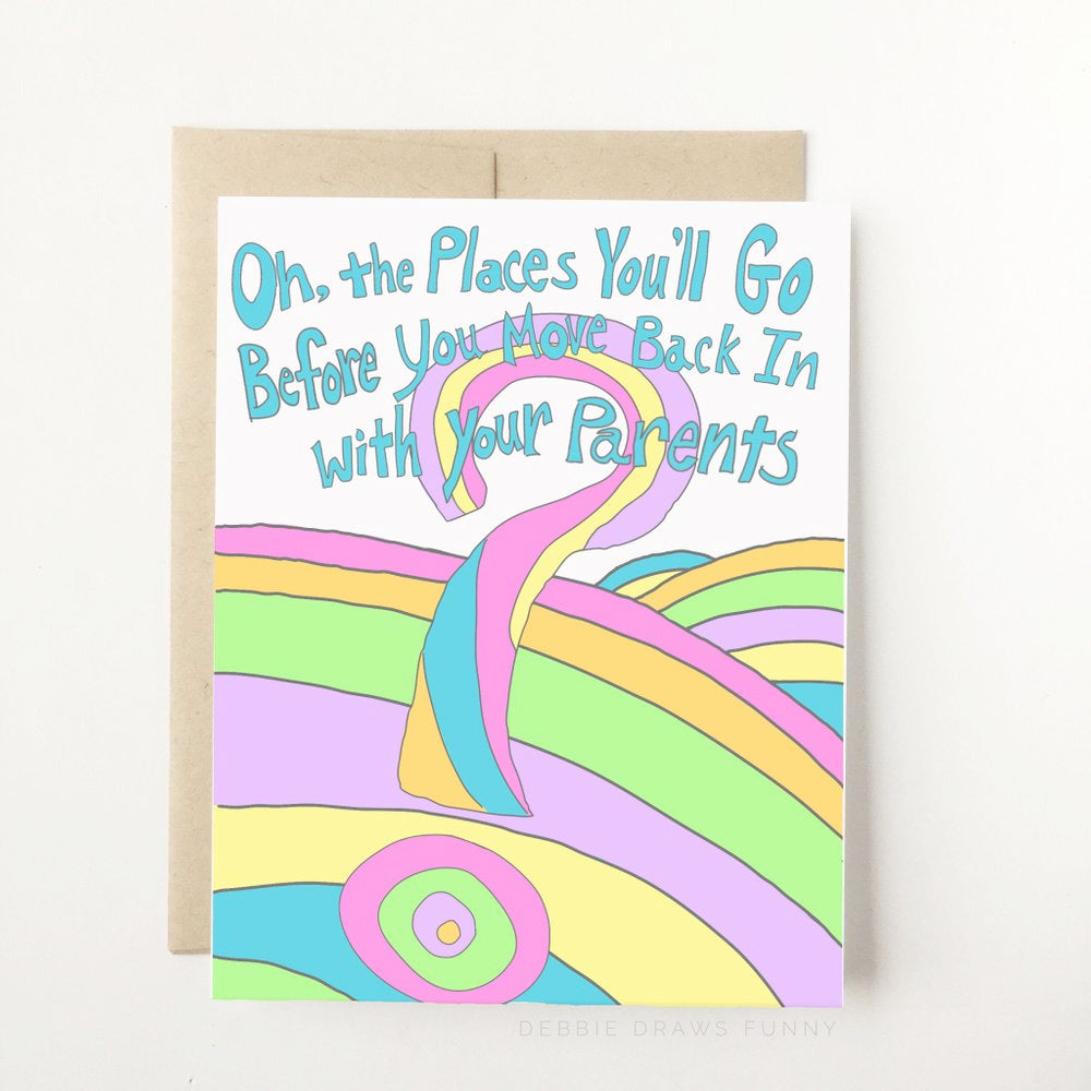Oh The Places You'll Go Graduation Card