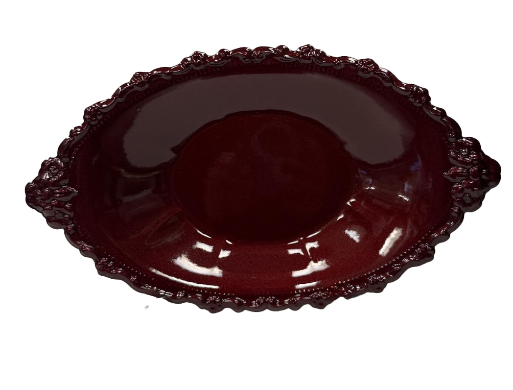 Julia Moss Designs Vintage Catchall-Ruby Red