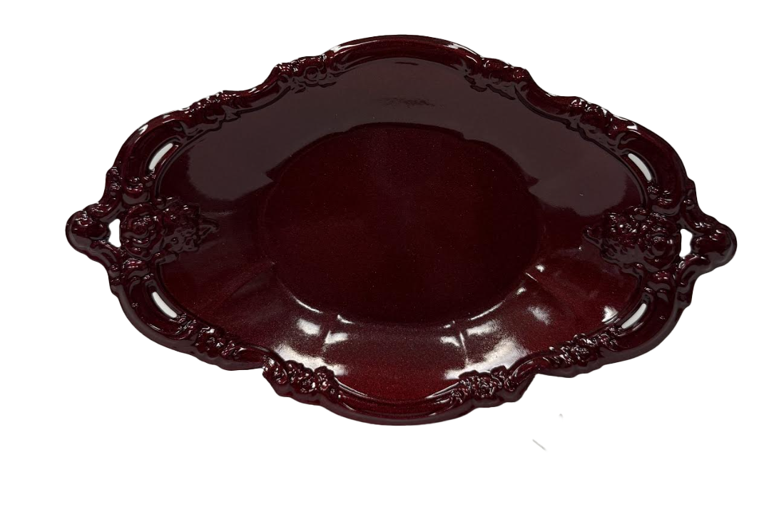 Julia Moss Designs Vintage Catchall-Ruby Red