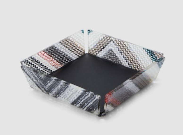 Resin Change Tray - Chevron Paillettes