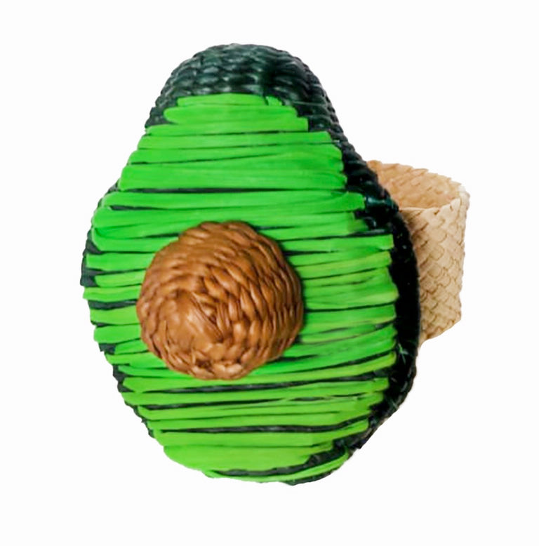 Avocado Napkin Ring - Set of 4