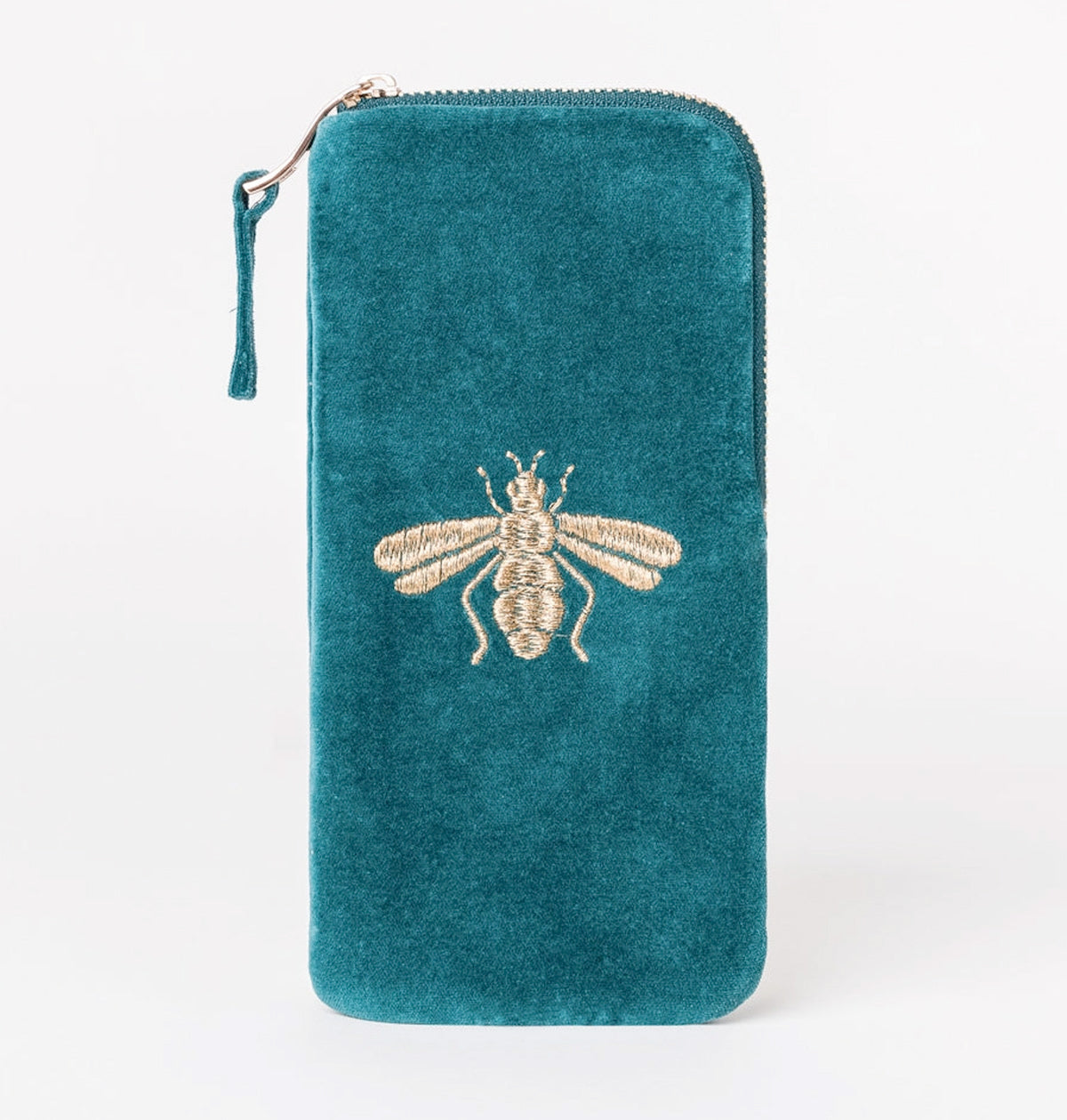 Honey Bee Rich Blue Glasses Case