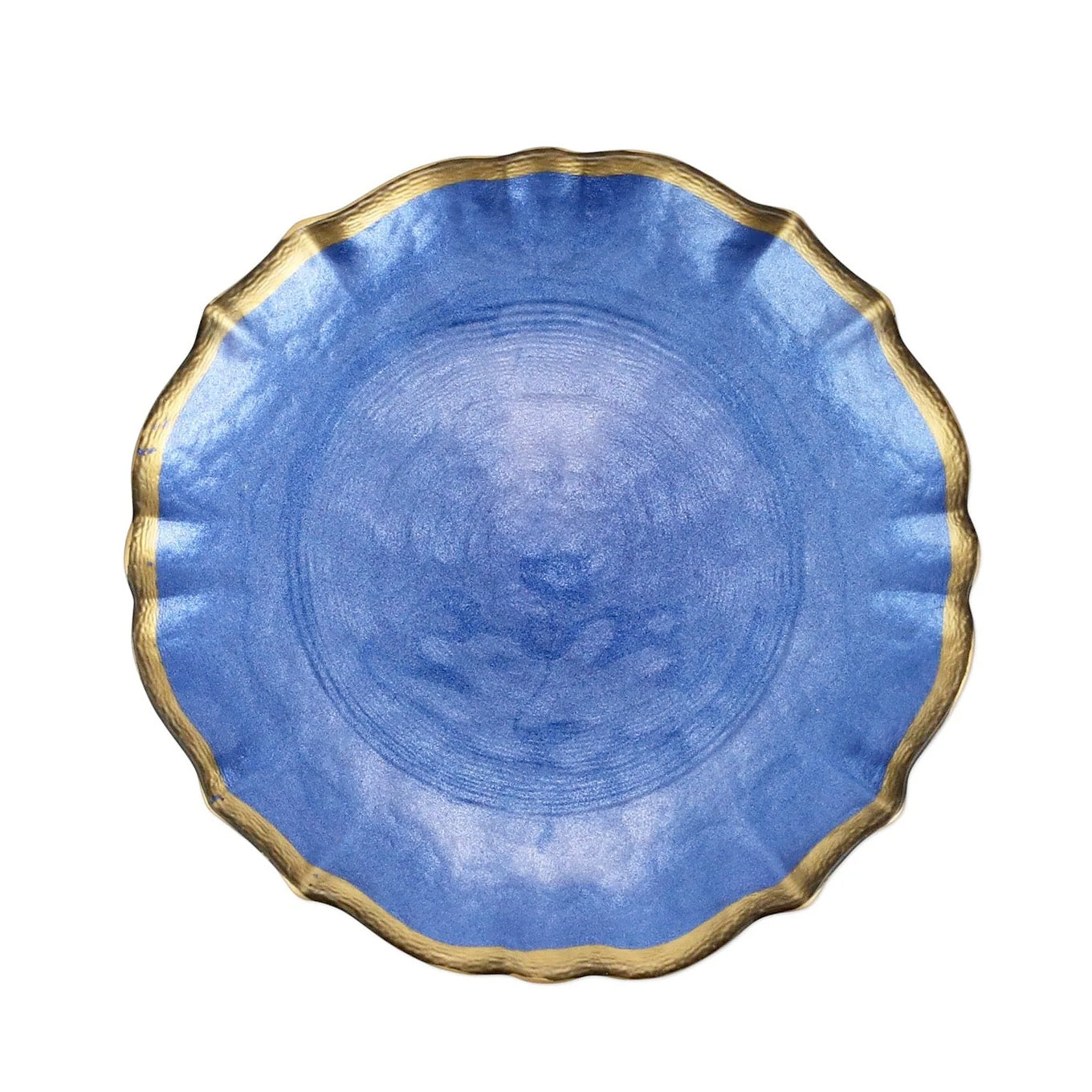 Baroque Glass Cocktail Plate