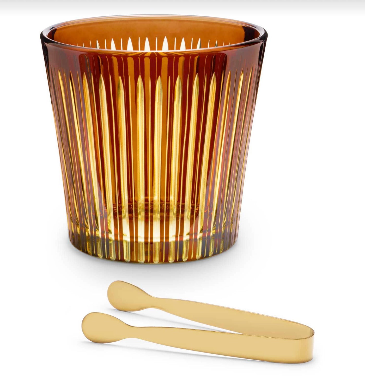 Prism Ice Bucket And Tongs