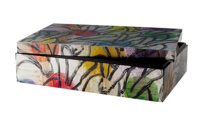 Bunnies and Orbs Laquer Box