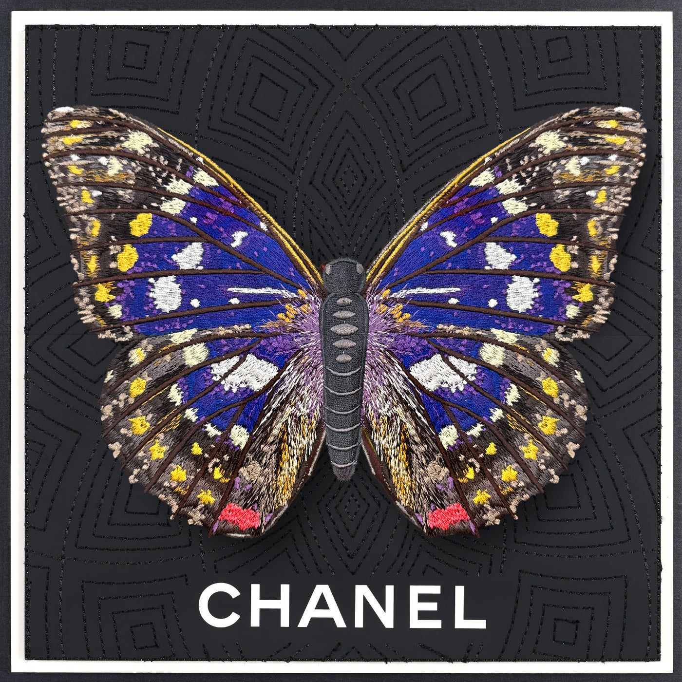 Chanel Painted Butterfly 12x12