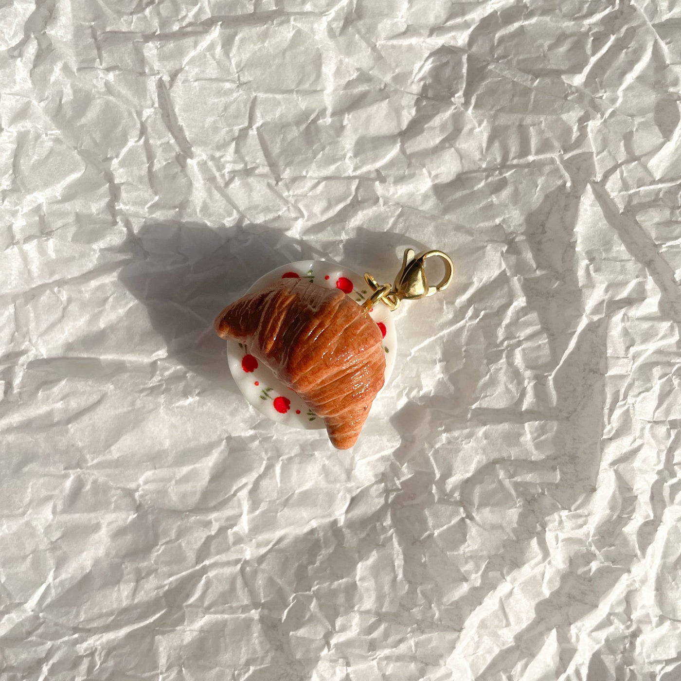 Croissant Bag Charm