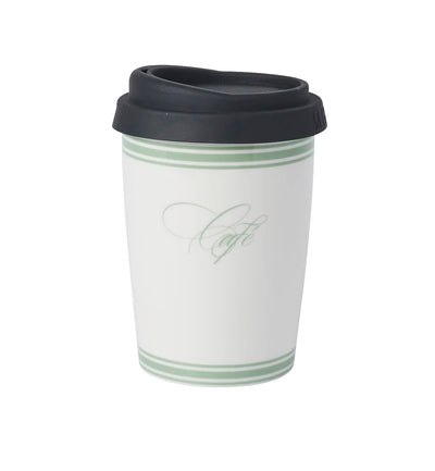 French Café Travel Coffee Cup