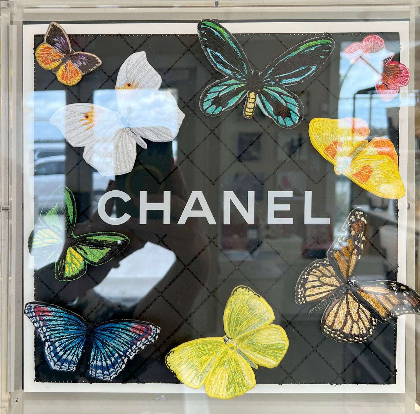 Chanel Butterfly Swarm, Black