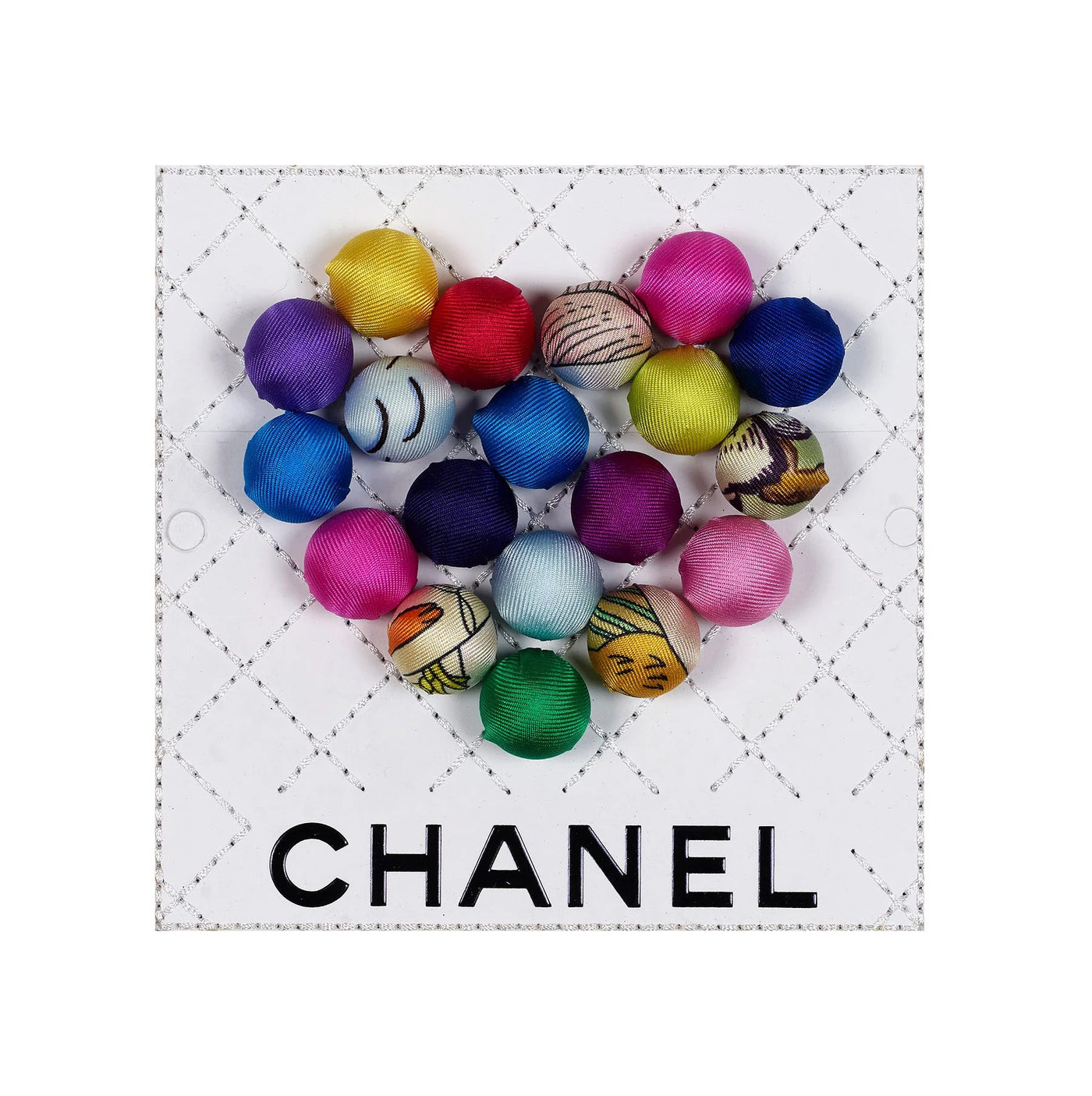 Petite Chanel Pom Pom Heart